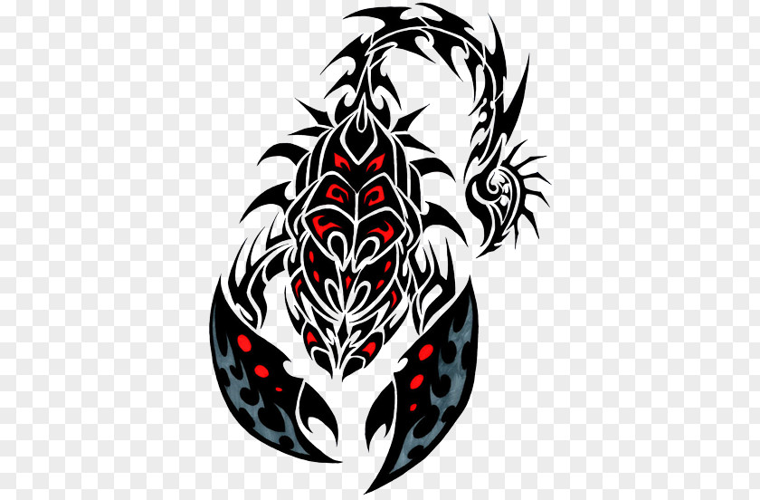Evil Scorpion Tattoo Clip Art PNG