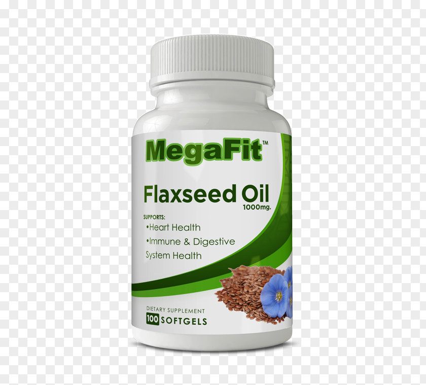 Flax Dietary Supplement Product PNG