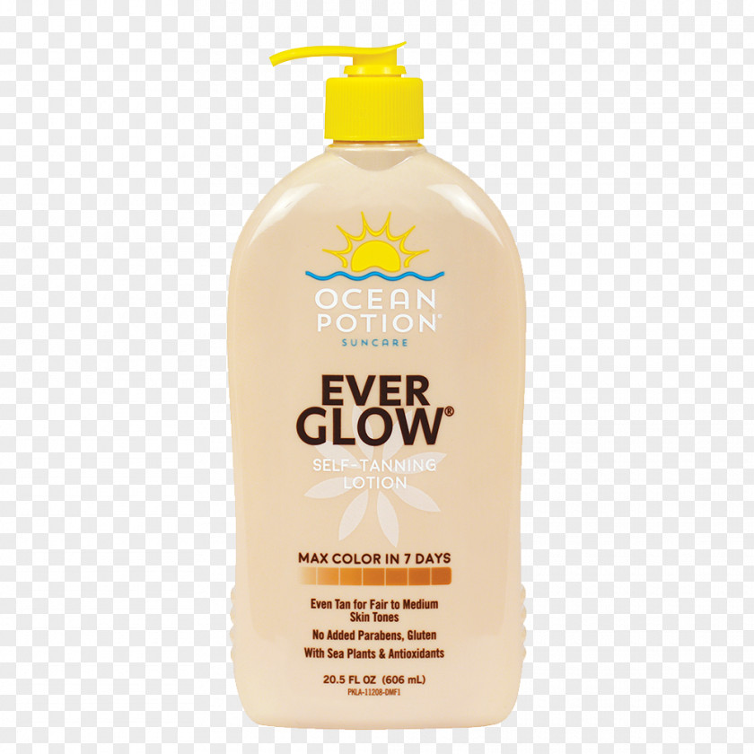 Gradual Change Ocean Potion EverGlow Daily Moisturizing Lotion Sunscreen Moisturizer After Sun PNG