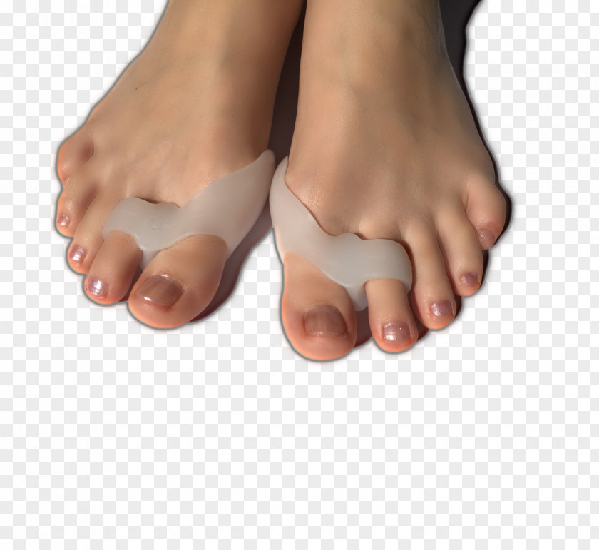 Silikon Transparent Toe Bunion Hallux Splint Orthotics PNG