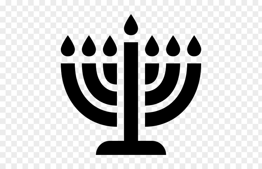 Symbol Temple In Jerusalem Menorah Celebration: Hanukkah PNG