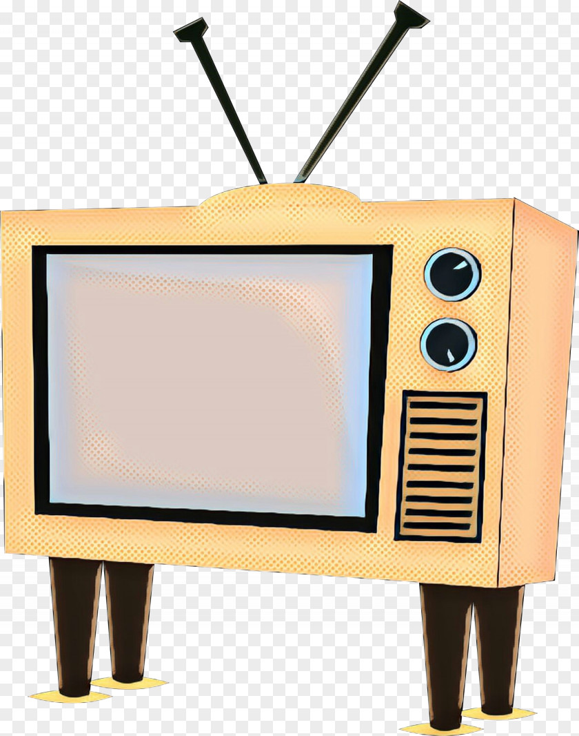 Television Set Multimedia Vintage Background PNG