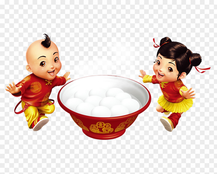 Free Child Pull Creative Dumpling Tangyuan Chinese New Year Caishen 1xe6u0153u02c62xe6u2014xa5 PNG