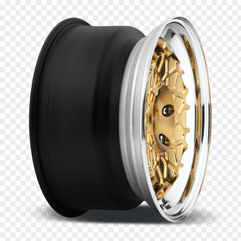 Golden Lips Alloy Wheel Car Spoke Rim PNG