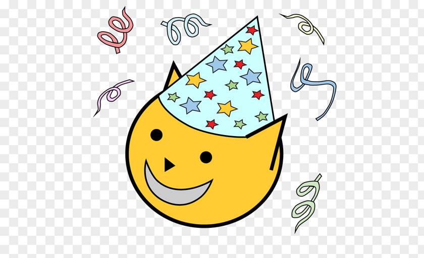 Lazy Fat Cat Party Hat Clip Art PNG