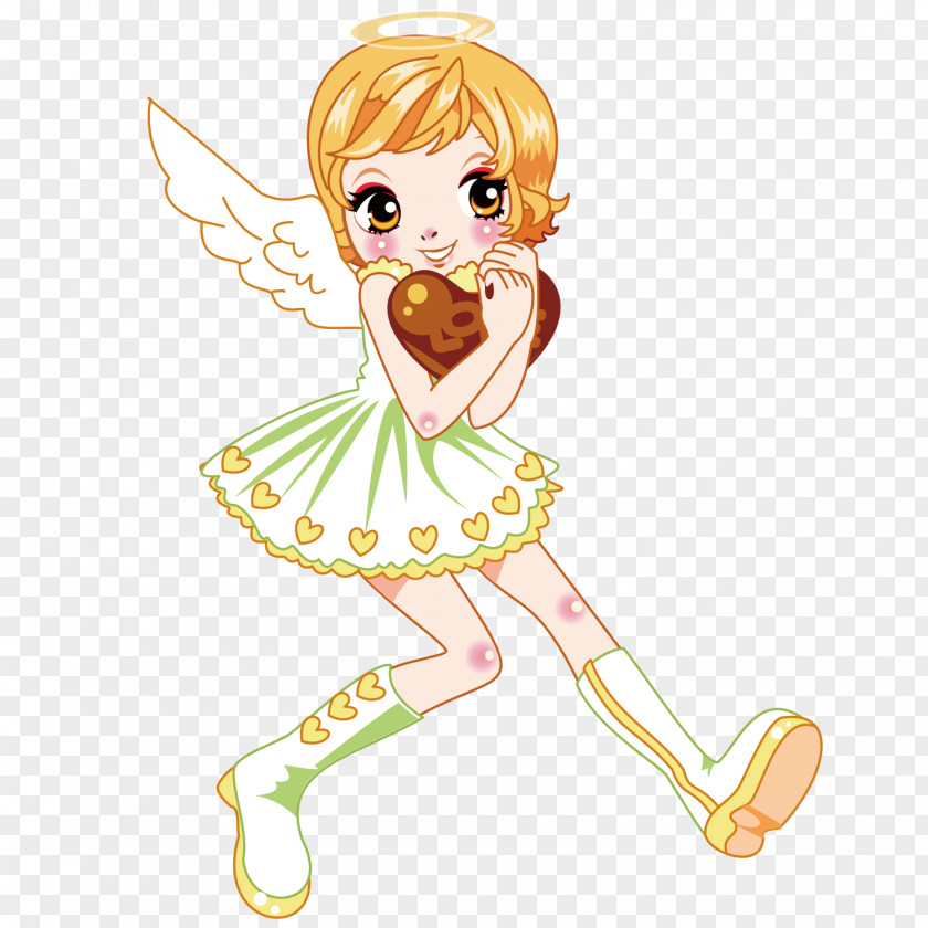 Love Angel Fairy Illustration PNG