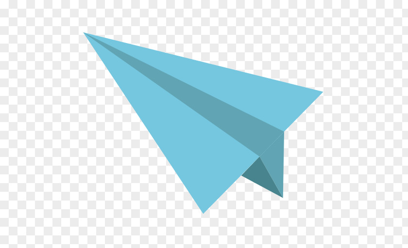 Paper Plane Airplane Flat Design PNG