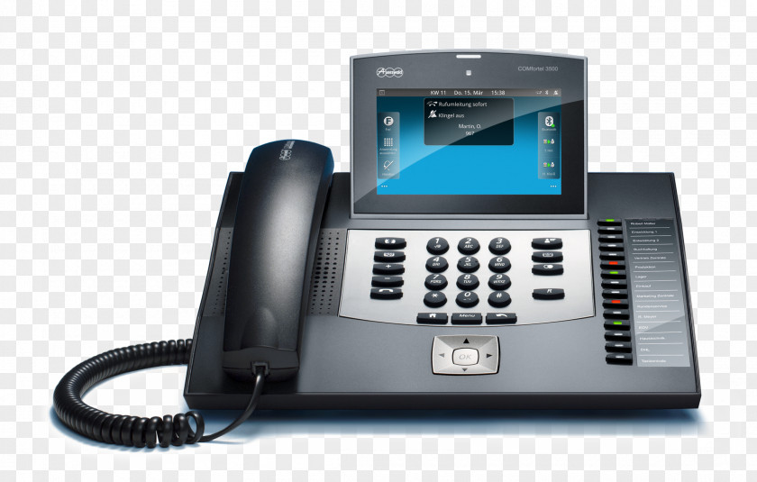 Voice Over IP Business Telephone System Auerswald VoIP Phone PNG