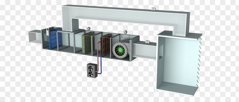 Building HVAC Control System Air Handler PNG
