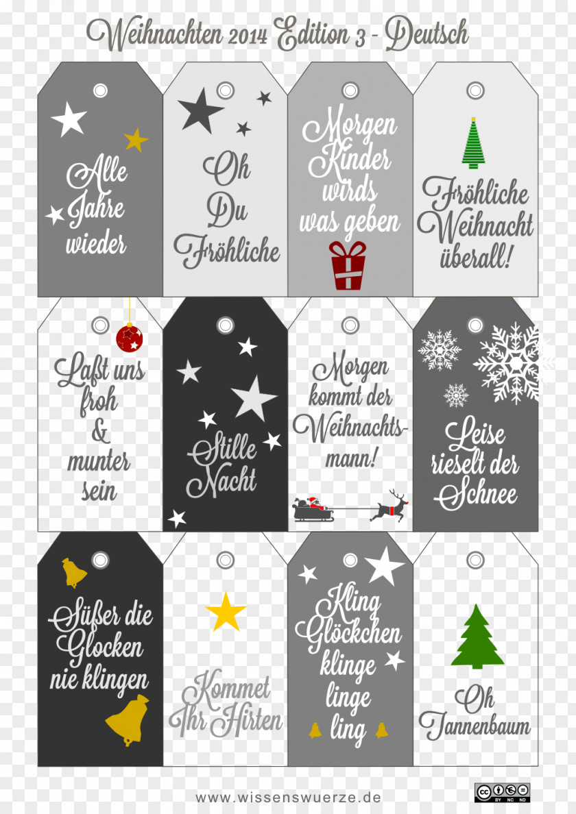 Christmas Label Paper Gift Template PNG