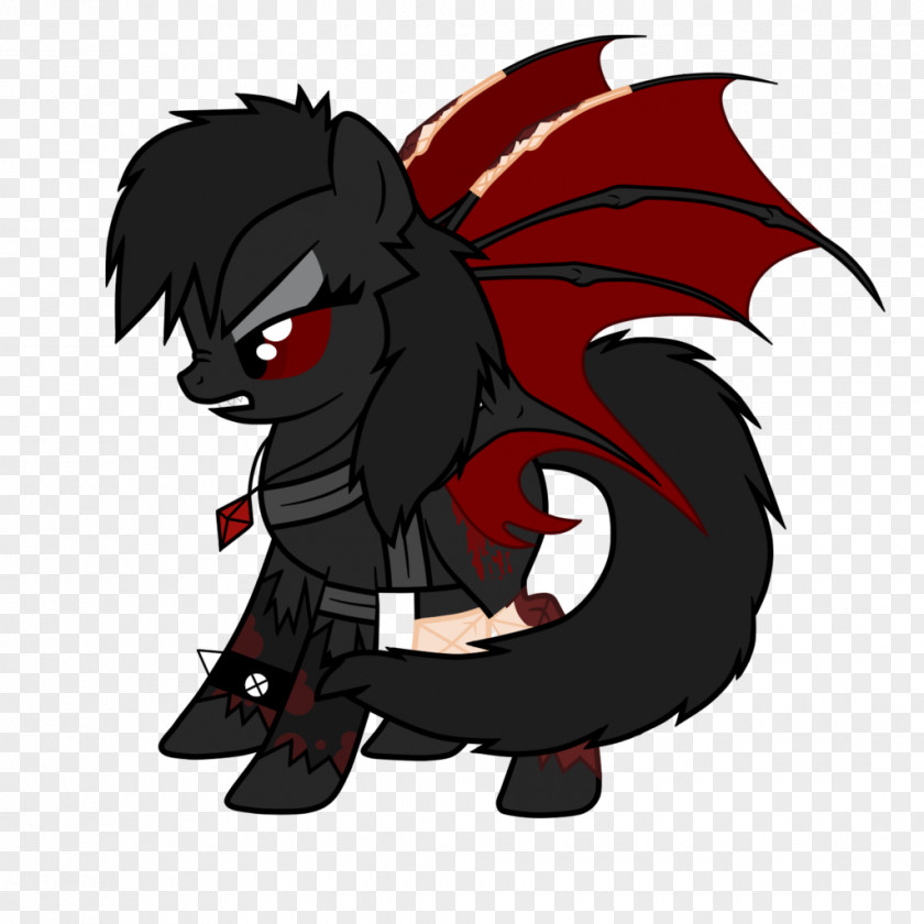 Demon Horse Cartoon Mammal Legendary Creature PNG