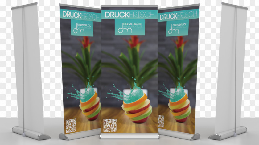 Rollup Digital Printing Digitaldruck-Manufaktur.com Web Banner Poster PNG