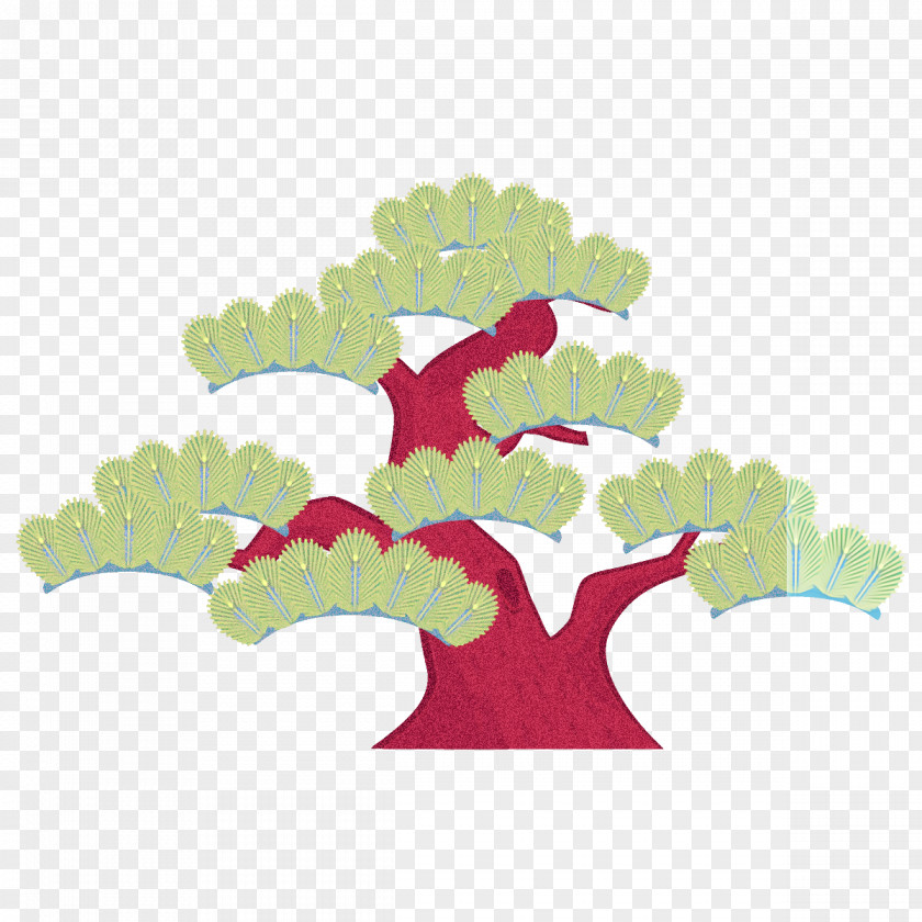 Plant Pink Green Leaf Tree PNG