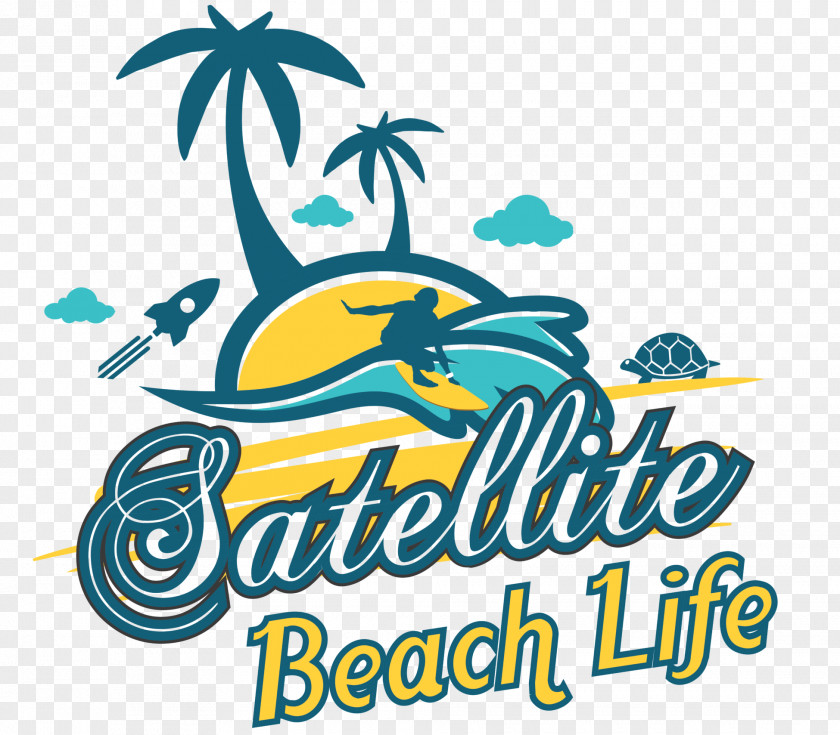Satellites Logo Satellite Beach T-shirt Women's Slim Fit-T PNG