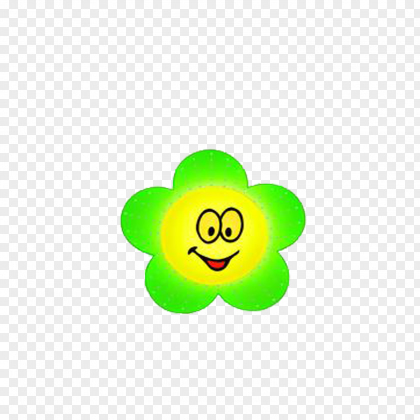 Smiley Flowers Icon PNG
