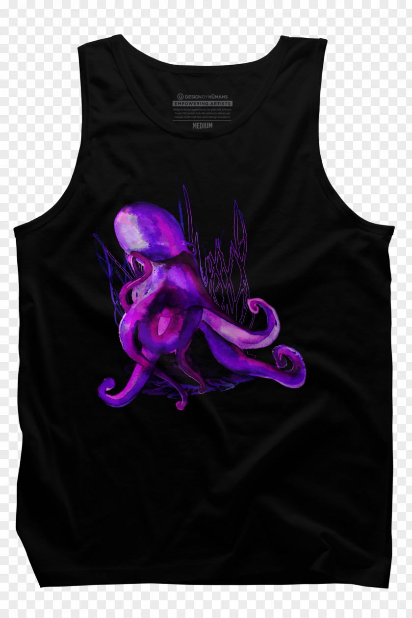 Birdcage By Octopus Artis T-shirt Sleeveless Shirt Outerwear Pink M PNG