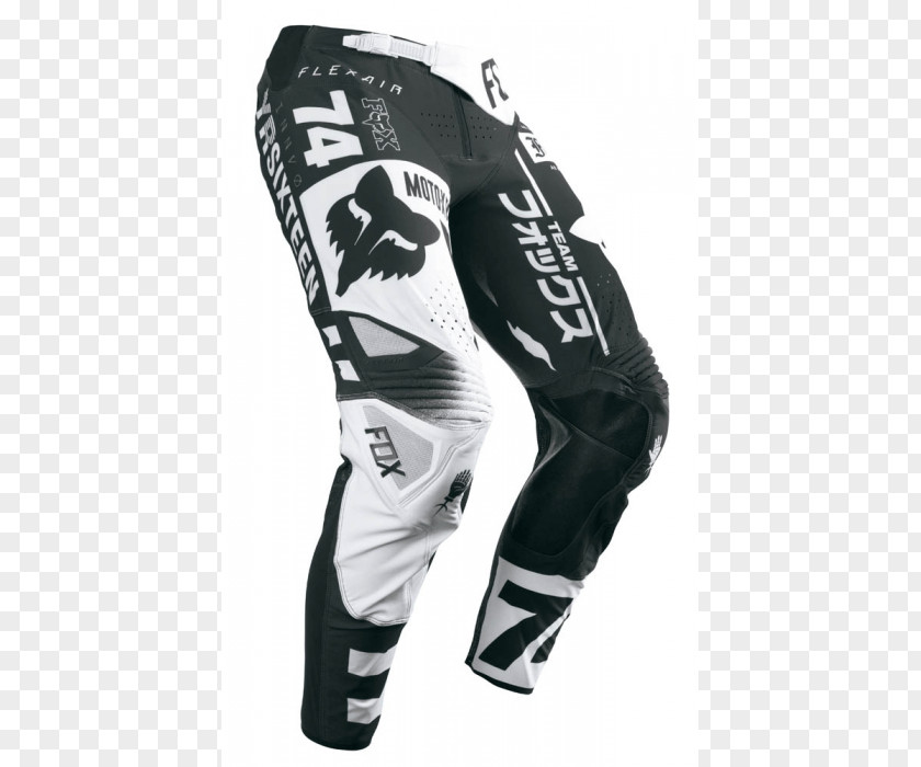 Motocross White Fox Racing Leggings Pants Clothing PNG
