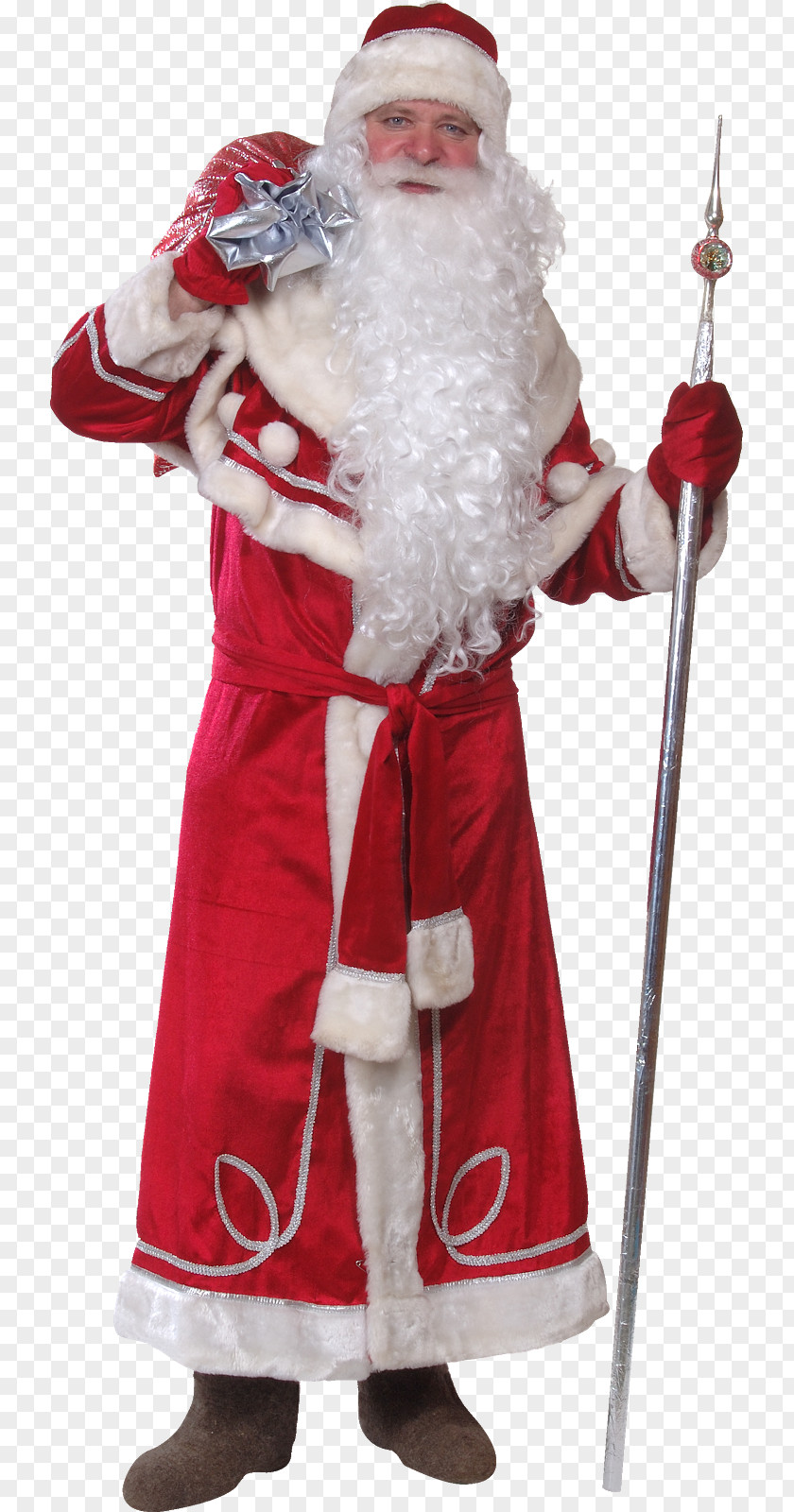 Santa Claus Ded Moroz Snegurochka Grandfather Christmas Ornament PNG