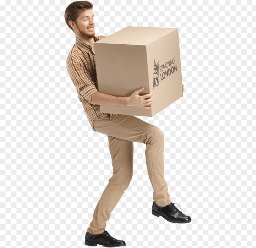 Sitting Packaging And Labeling Box Background PNG