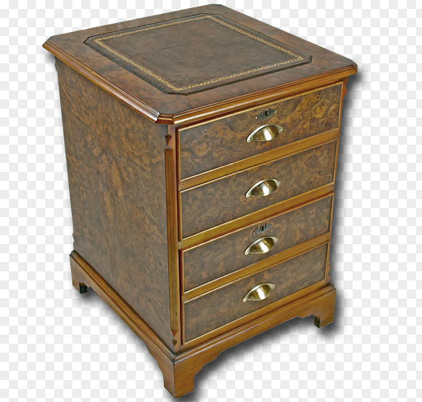 Burr Bedside Tables Drawer Furniture File Cabinets PNG