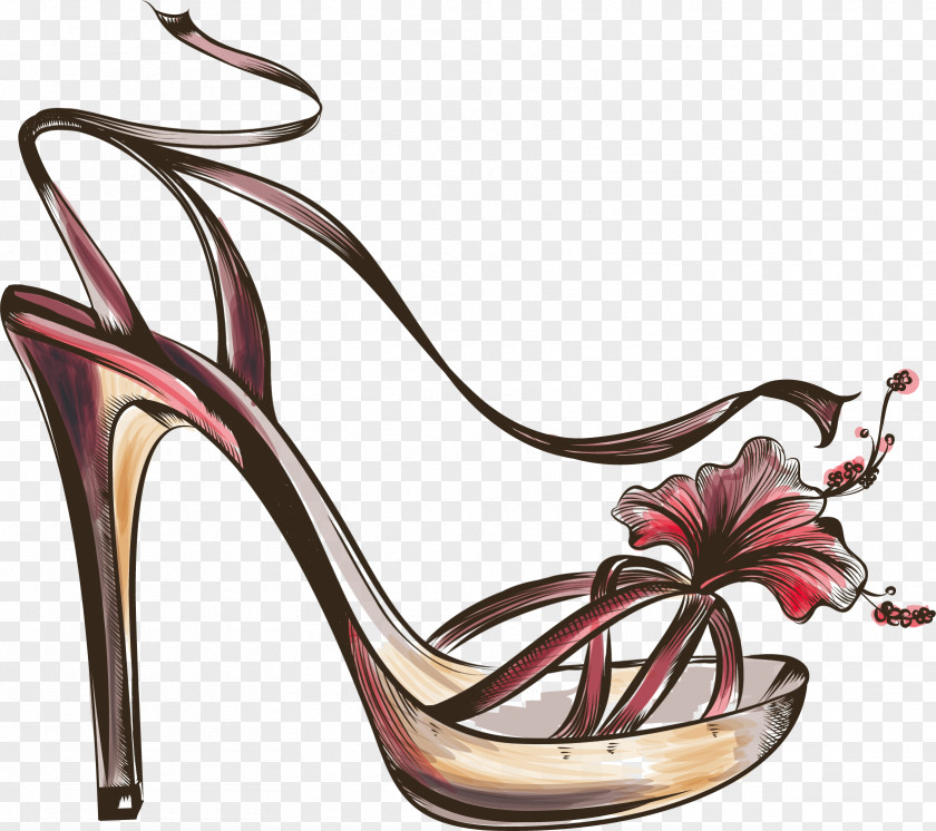 Handmade Sandals Material Sandal Shoe Designer High-heeled Footwear PNG