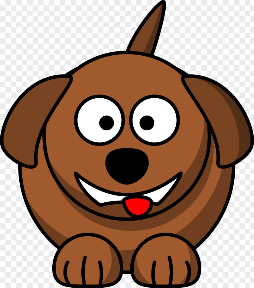 Smiley Dog Cliparts Cartoon Drawing Clip Art PNG