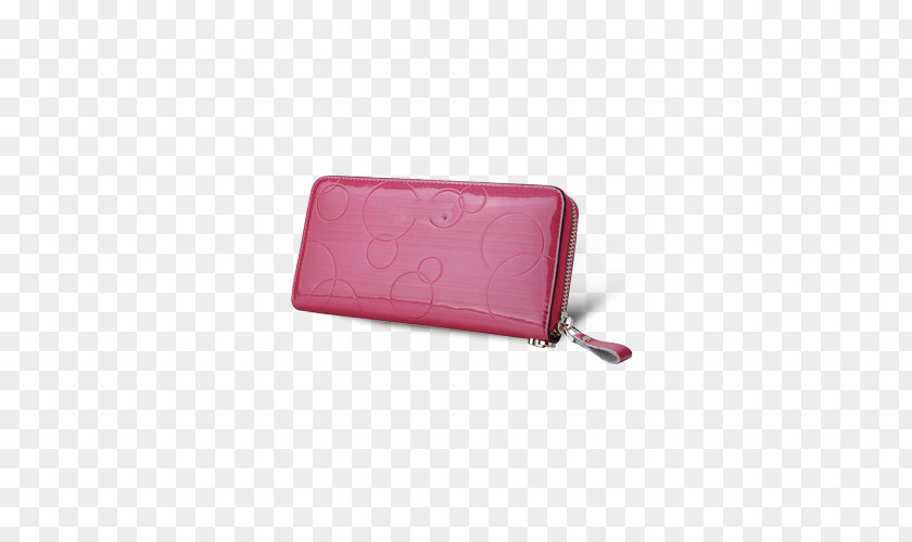 Women's Red Wallet Coin Purse PNG