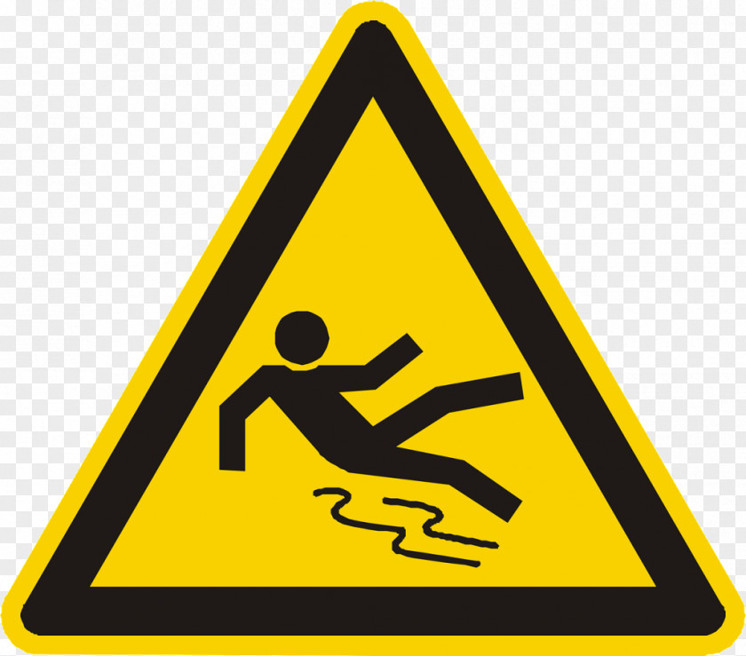 Accident Slip And Fall Warning Sign Wet Floor Hazard PNG