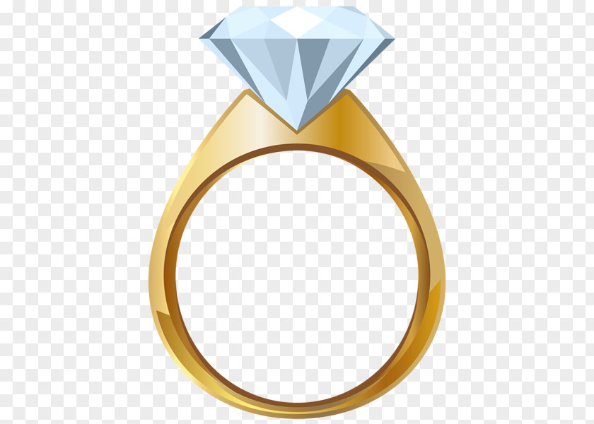 Gold Jewelry Engagement Ring Wedding Clip Art PNG