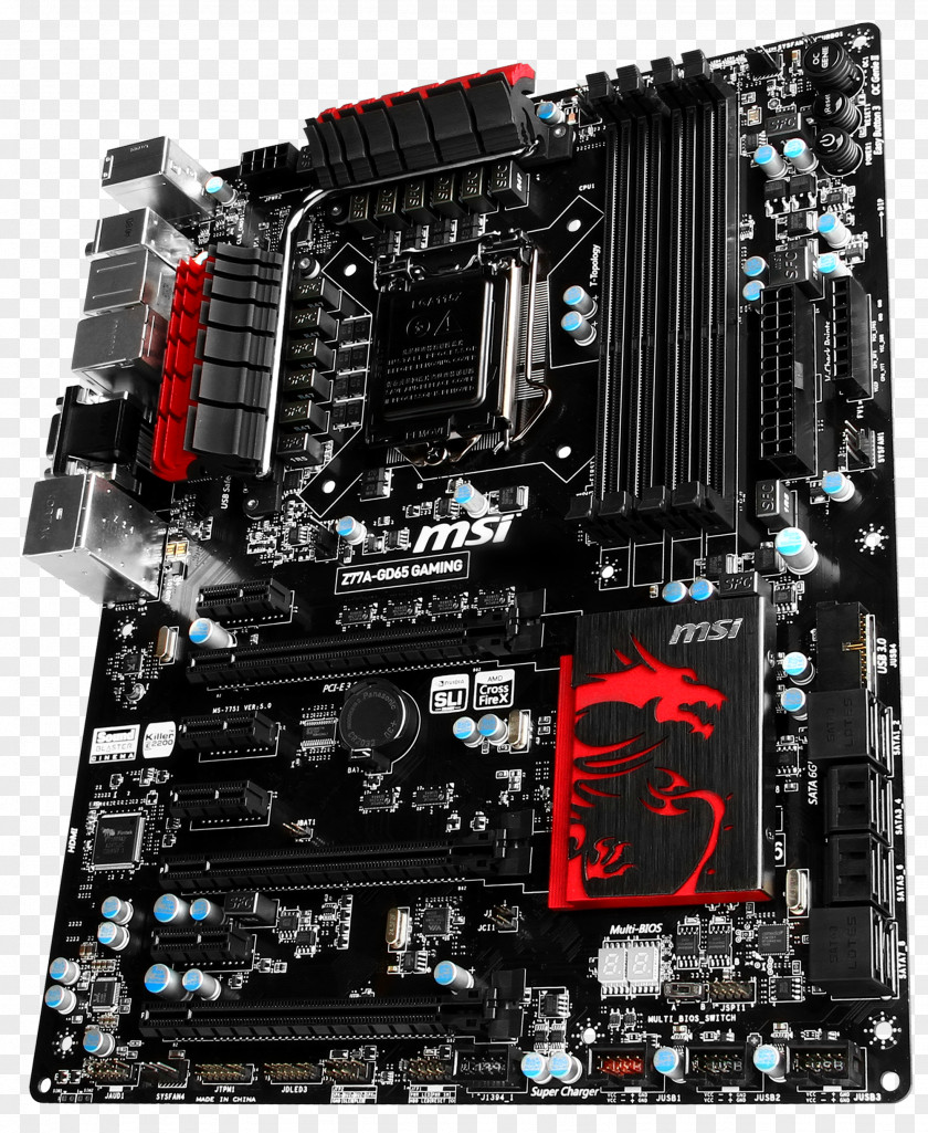 Motherboard Laptop MSI LGA 1155 Gaming Computer PNG