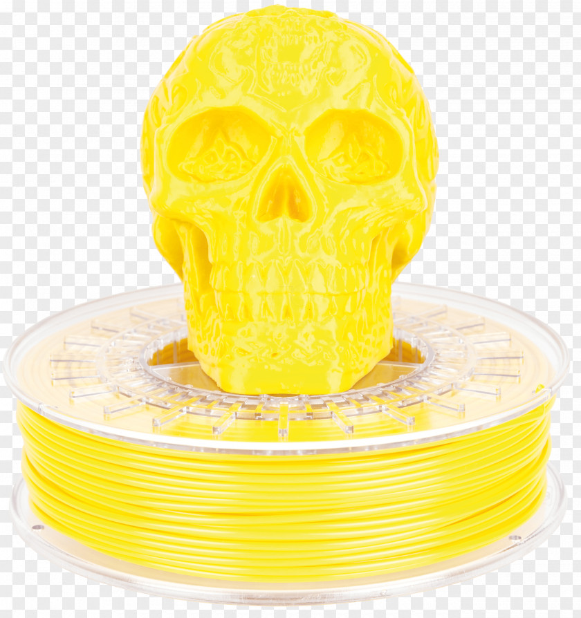 Polylactic Acid Yellow 3D Printing Filament ColorFabb Polyhydroxyalkanoates PNG