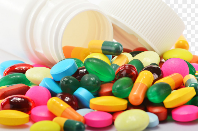 Colorful Pills Pharmaceutical Drug Dietary Supplement Medicine Tablet Prescription PNG