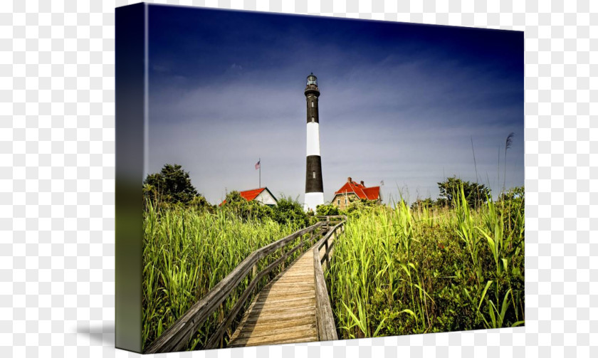 Energy Fire Island Lighthouse Gallery Wrap Canvas Art PNG