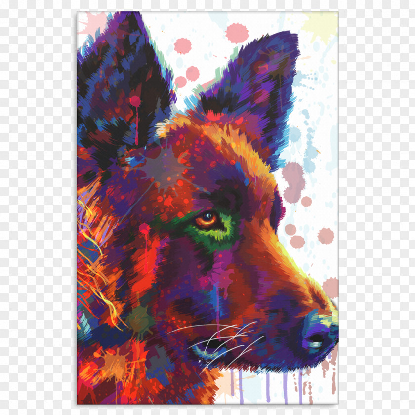 Painting Dog Breed Acrylic Paint PNG