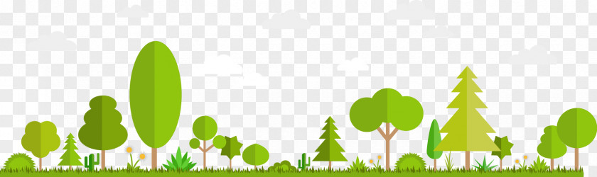 Pasture Lawn Cartoon Nature Background PNG