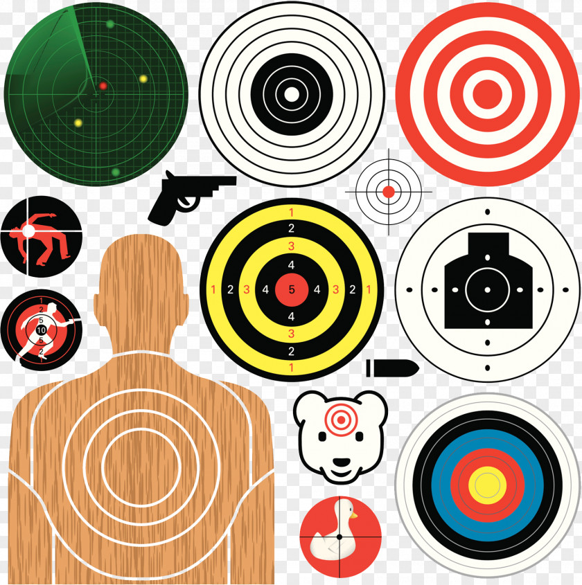 Pistol Target Shooting Corporation Illustration PNG