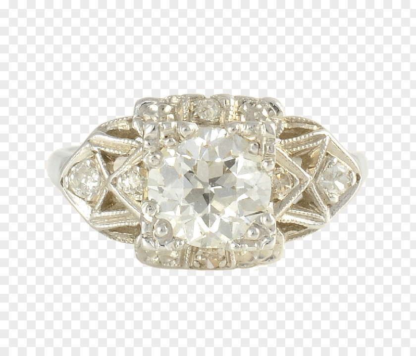 Wedding Ring Engagement Silver Jewellery Diamond PNG
