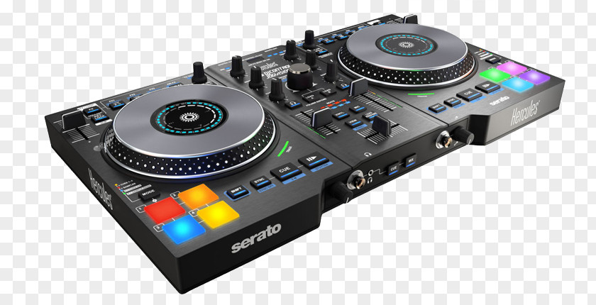 Cdj DJ Controller Disc Jockey Scratch Live Mixer Hercules Control Jogvision PNG