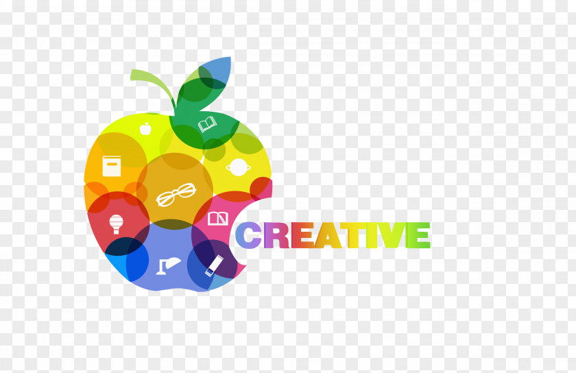 Color Apple Logo PNG
