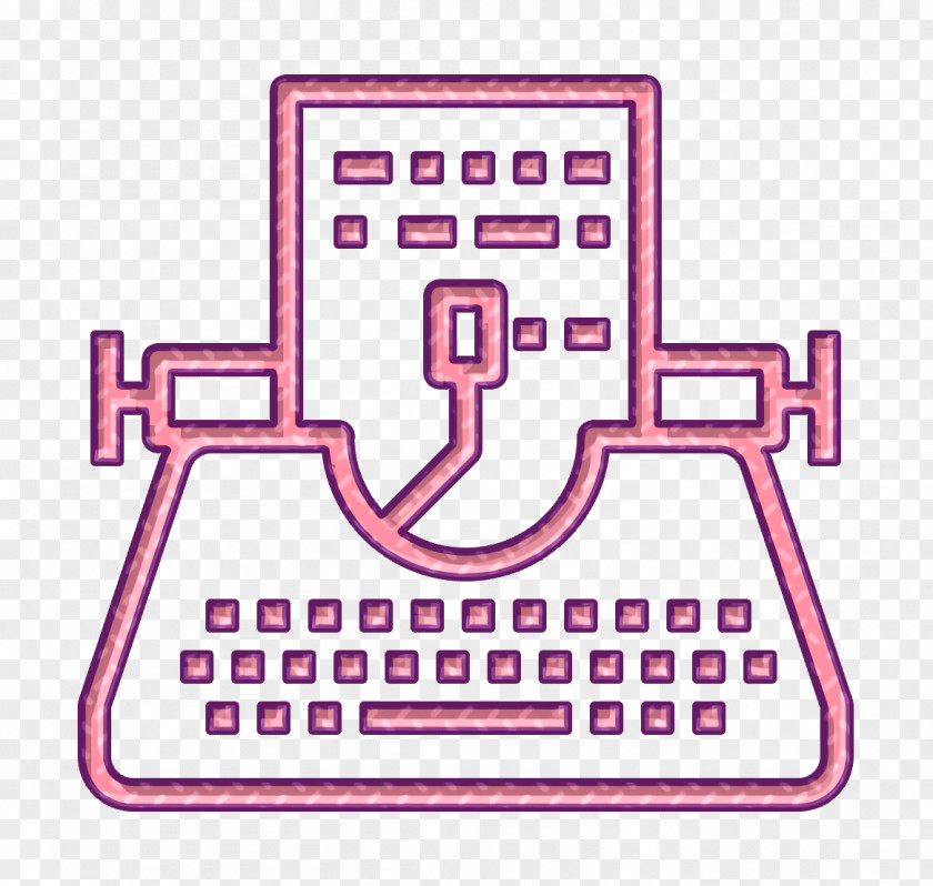 Copywriting Icon Typewriter Computer PNG