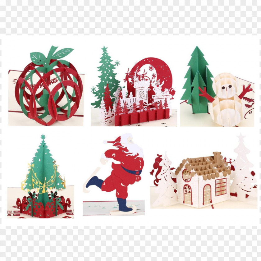 Greeting Decoration Santa Claus Christmas Holiday Ornament PNG