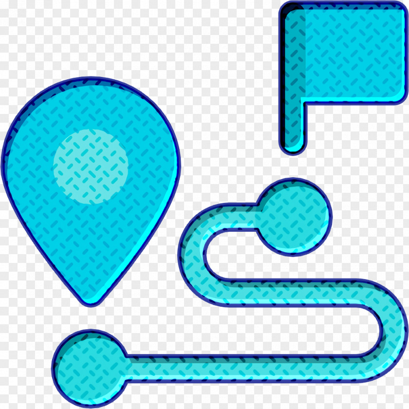 Maps & Location Icon Distance Road PNG