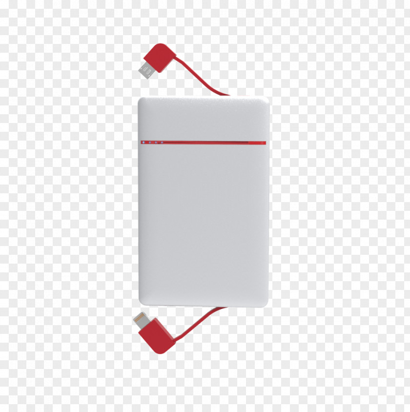 Power Bank Electronics Accessory RED.M PNG