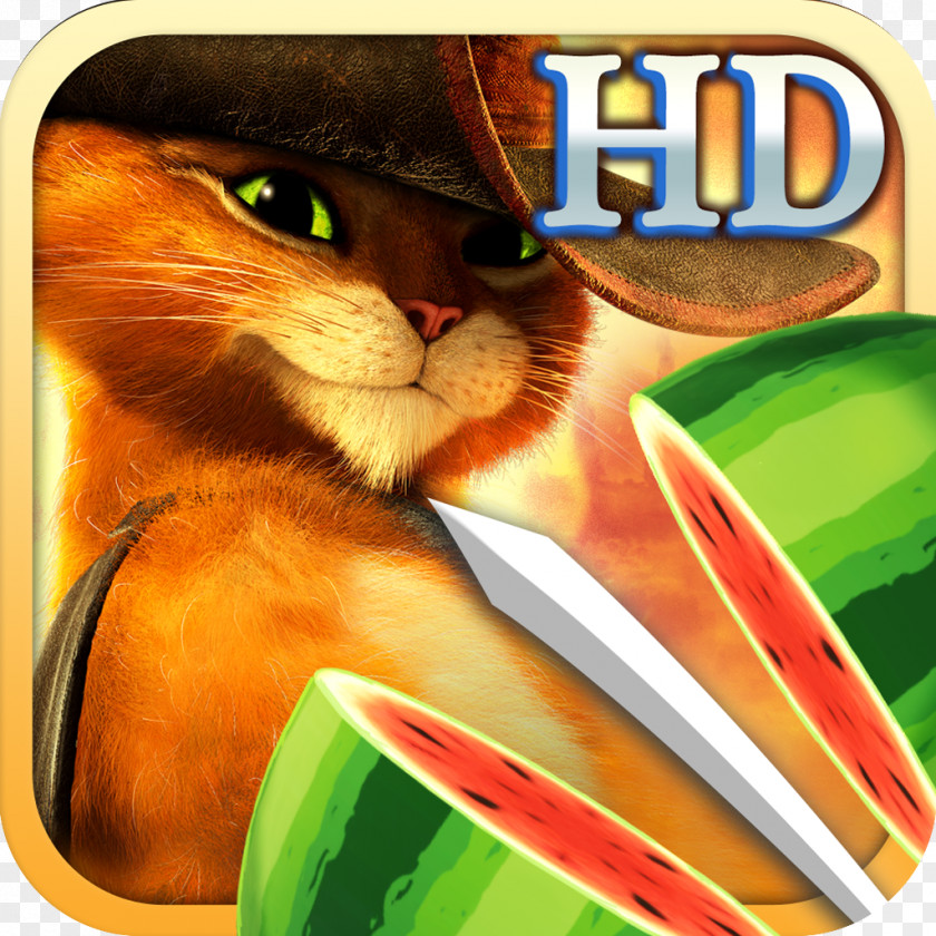 Puss In Boots Fruit Ninja: Android Xbox 360 PNG