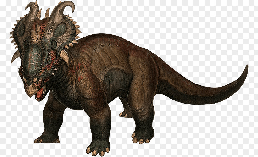 Snail ARK: Survival Evolved Pachyrhinosaurus Troodon Tyrannosaurus PNG