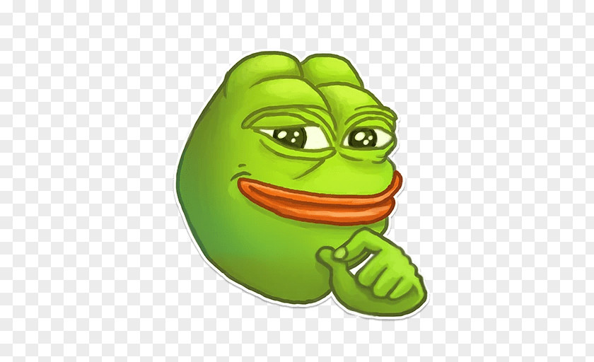 Sticker Telegram Pepe The Frog Meme PNG the Meme, pepe frog sad clipart PNG