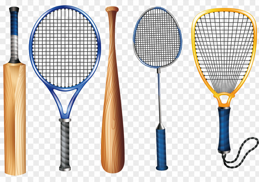 Tennis Racket Badminton Ball Royalty-free Sports Equipment Illustration PNG