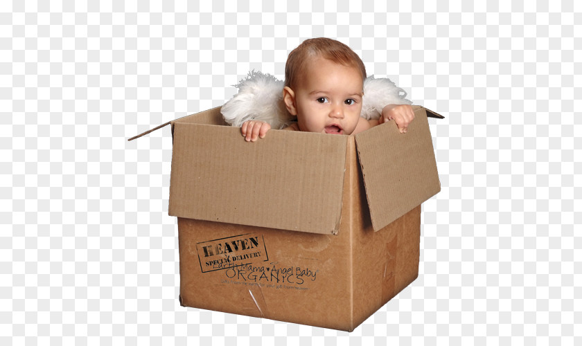 Baby Surprise Cardboard Carton Toddler PNG