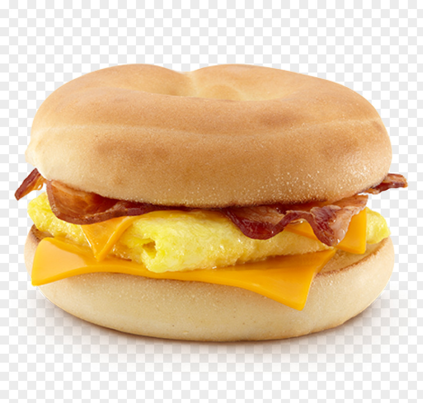 Egg Roll Bagel Bacon, And Cheese Sandwich Breakfast PNG