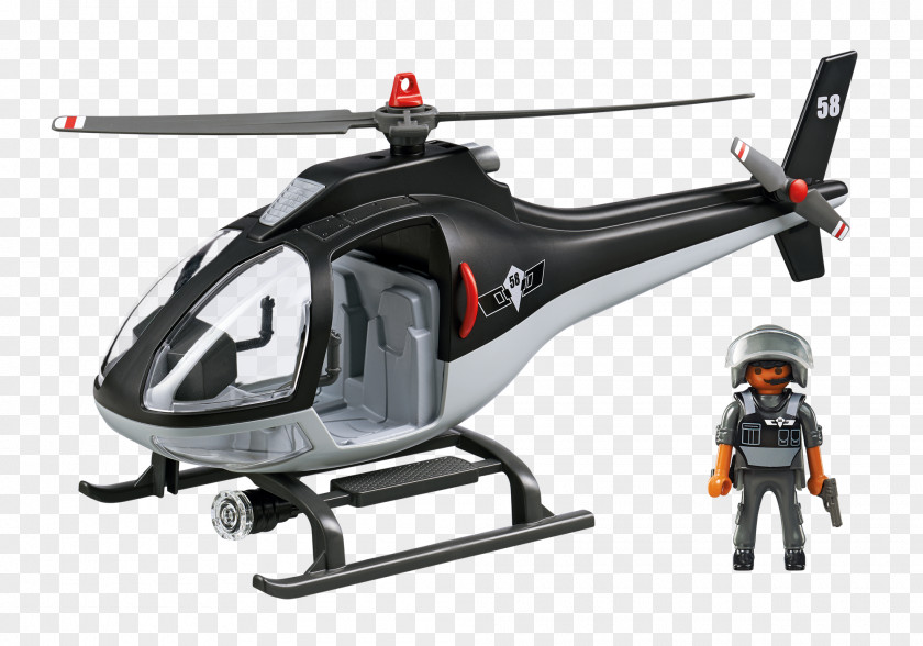 Helicopter Amazon.com Toy Playmobil Police PNG